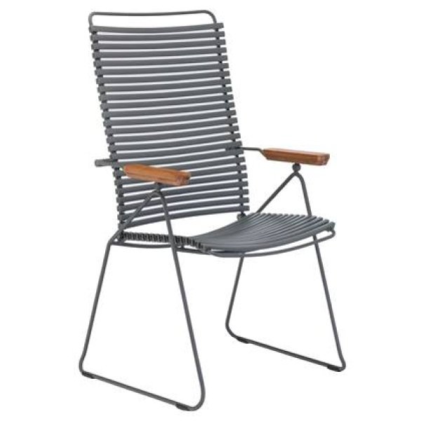 Click Position tuinstoel Dark Grey