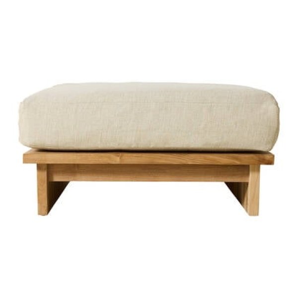 HKliving Teak Hocker - Natural