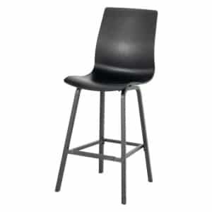 Hartman Outdoor Barkruk 'Sophie Wave' kleur Zwart (zithoogte 77cm)