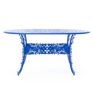 Industry Garden tuintafel ovaal 152x90 Sky Blue