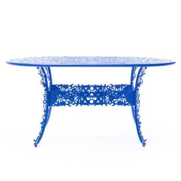 Industry Garden tuintafel ovaal 152x90 Sky Blue