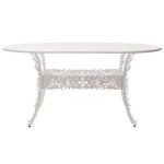 Industry Garden tuintafel ovaal 152x90 wit