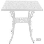 Industry Garden tuintafel vierkant 70x70 wit