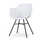 Nolon Noa-Puk Kunststof Wit - Zwart Onderstel