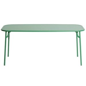 Petite Friture Week-end tuintafel 180x85 met dicht blad Mint Green