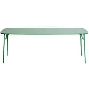 Petite Friture Week-end tuintafel 220x85 met dicht blad Mint Green