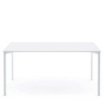 Striped Tavolo tuintafel rechthoek 159x79 wit