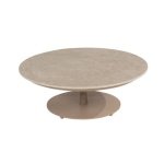 4 Seasons Outdoor Boaz koffietafel - latte|keramiek - Ø80 cm.
