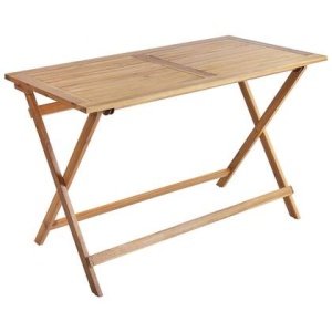 Beliani - PROSSEDI - Tuintafel - Lichthout - Acaciahout