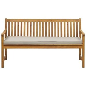 Beliani-VIVARA L-Tuinbank-Lichte houtkleur|Beige-FSC® acaciahout