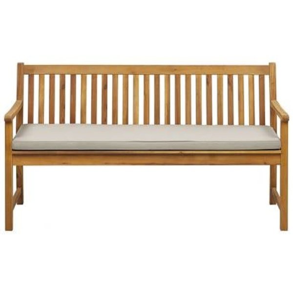 Beliani-VIVARA L-Tuinbank-Lichte houtkleur|Beige-FSC® acaciahout Beliani-VIVARA L-Tuinbank-Lichte houtkleur|Beige-FSC® acaciahout