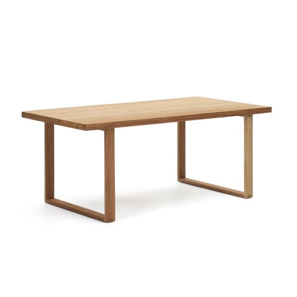 Kave Home Outdoor Eettafel 'Canadell' Teakhout, 180 x 90cm