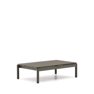 Kave Home Outdoor Salontafel 'Sorells' 91 x 57cm, kleur Donkergroen
