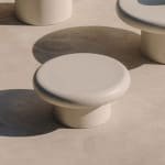 Kave Home Ronde Salontafel 'Addaia' Cement, 66cm