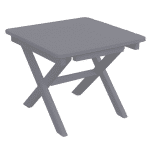 Klaptafel Westerly lichtgrijs 45x45x38 cm Buitengewoon de Boet - Buitengewoon de boet