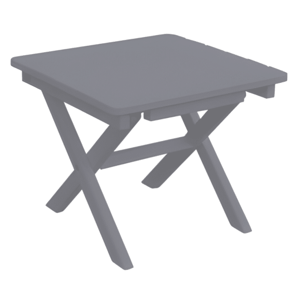 Klaptafel Westerly lichtgrijs 45x45x38 cm Buitengewoon de Boet - Buitengewoon de boet