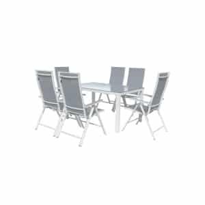 LIVARNO home Aluminium tuinset Houston 7-delig