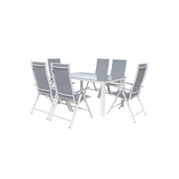 LIVARNO home Aluminium tuinset Houston 7-delig LIVARNO home Aluminium tuinset Houston 7-delig