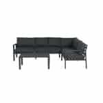 Lexinton lounge set 4-dlg carbon black/ reflex black - Garden impressions