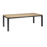 Memphis Tuintafel Teak Antraciet 220x100 cm - Exotan