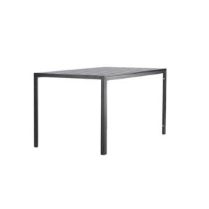 Rebellenclub Cappero Tuintafel - 140 x 80 cm - Zwart