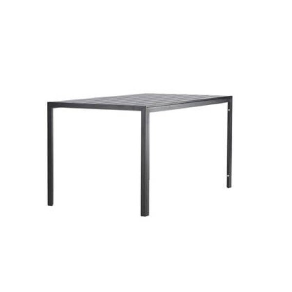 Rebellenclub Cappero Tuintafel - 140 x 80 cm - Zwart