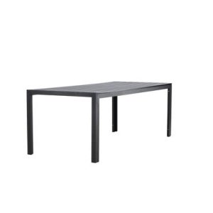 Rebellenclub Cappero Tuintafel - 205 x 90 cm - Zwart