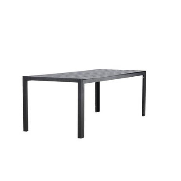 Rebellenclub Cappero Tuintafel - 205 x 90 cm - Zwart