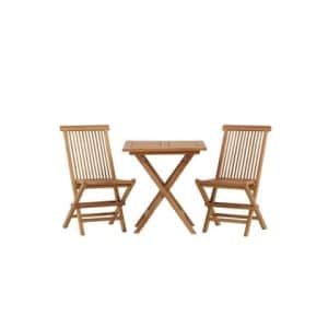 Rebellenclub Crema Tuintafel - 70 x 70 cm - Naturel HoutÊ