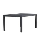 Rebellenclub Grano Tuintafel - 160 x 100 cm - Zwart