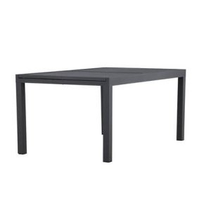 Rebellenclub Grano Tuintafel - 160 x 100 cm - Zwart