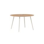 Rebellenclub Nella Tuintafel - ø120cm - Beige