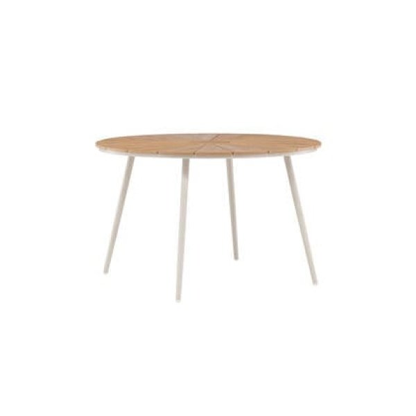 Rebellenclub Nella Tuintafel - ø120cm - Beige