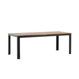 Rebellenclub Rama Tuintafel - 205 x 90 cm - Zwart