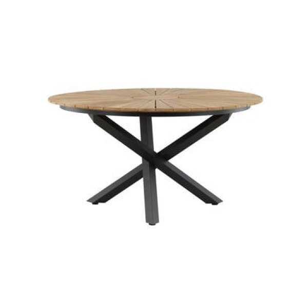 Rebellenclub Tonga Tuintafel - ¿140 cm - Zwart