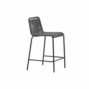 Venture Home Lindos Barkruk 54 x 88,5 x 52,5 - Donkergrijs - 2-pack
