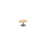 Volta teak salontafel centrale poot antraciet 60 cm dia. H35 cm 4SO 4SO - 4so