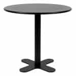 ZILT Ronde Outdoor Bistrotafel Yusuf 80cm - Zwart