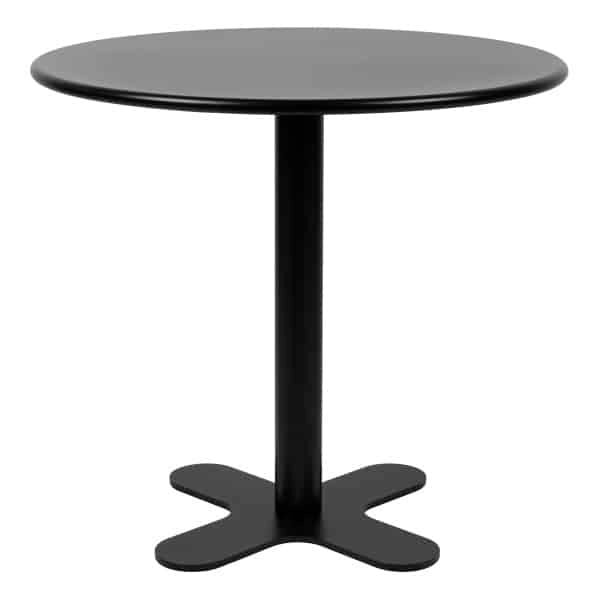 ZILT Ronde Outdoor Bistrotafel Yusuf 80cm - Zwart