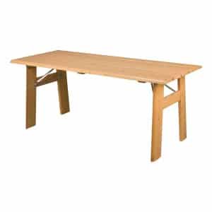 Zuiver Inklapbare Picknicktafel 'Avenue' 180 x 79cm, kleur Naturel