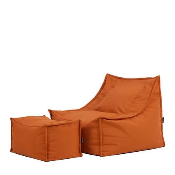 icon Alto Zitzak Fauteuil met Poef - Olefin Binnen en Buiten - Oranje icon Alto Zitzak Fauteuil met Poef - Olefin Binnen en Buiten - Oranje
