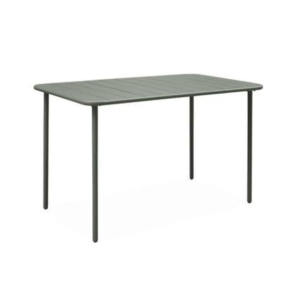 sweeek - Metalen tuintafel 4 plaatsen