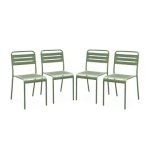 sweeek - Stalen tuinstoel (set van 4)