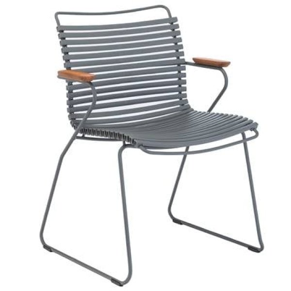 Click Armchair tuinstoel Dark Grey