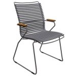 Click Tall tuinstoel Dark Grey