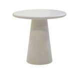 DÉJA Living - Eettafel Rond - Beige Eco Composiet - 80cm - Brunn
