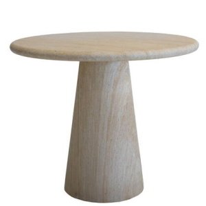 DÉJA Living - Tuintafel Travertin - Rond - 80x80x76cm - Brunn
