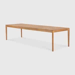 Ethnicraft Tuintafel 'Bok' Teakhout, 300 x 110cm, kleur Naturel
