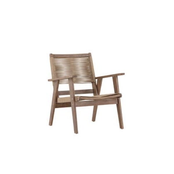 Fjôrd - Loungestoel Bruin Hout - Peter