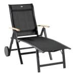 Hartman Ligbed 'Alice' Teakhout, met wieltjes